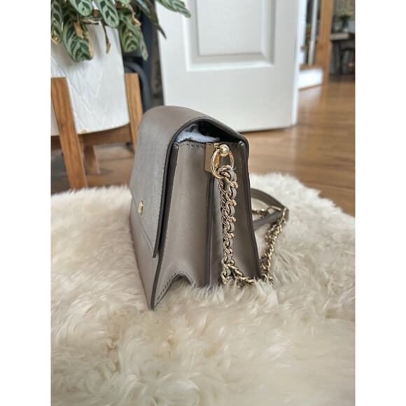 Tory Burch Robinson Convertible Shoulder Bag, French Gray - Picture 6 of 8